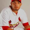 Yadier Molina Baseball Player paint by numbers