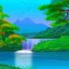 Beautiful Landscape Illustration paint by number