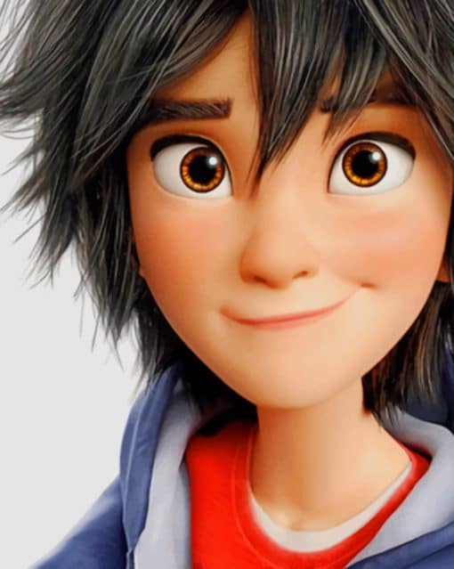 Big Hero 6 Hiro Hamada paint by numbers