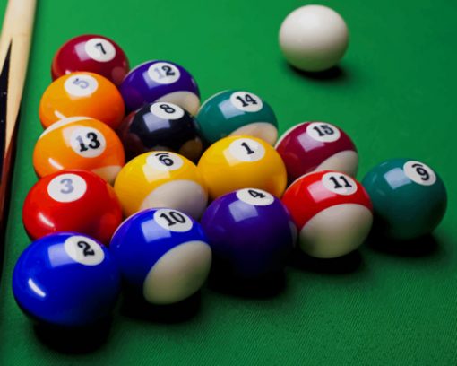 Billiard Balls paint by number