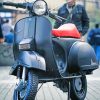 Black Vespa paint by numbers