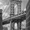 Black And White Brooklyn Bridge paint by numbers