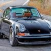 Black Porsche Singer paint by numbers