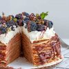 Blackberry Crepes Cake paint by numbers