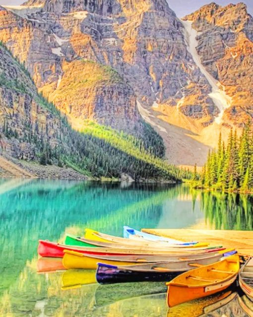 Canada Banff National Park paint by numbers