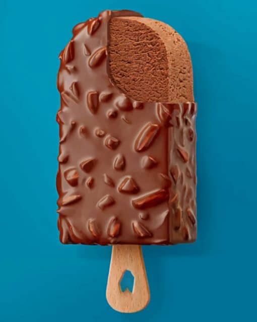 Chocolate Ice Cream Bar paint by numbers