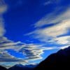 Cumulus Clouds Mountain Silhouette paint by number