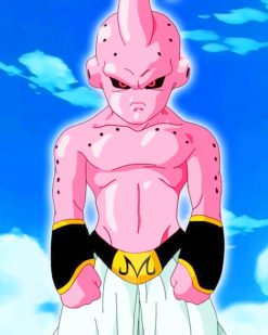 Dragon Ball Majin Buu paint by nnumbers