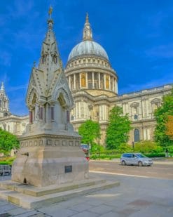 England St Paul's Cathedral paint by numbers