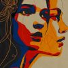 Female Portrait Art paint by numbers