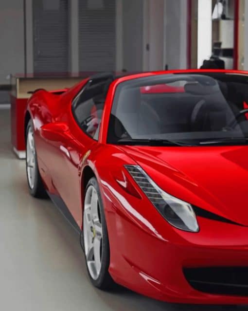 Ferrari 458 Italia paint by numbers