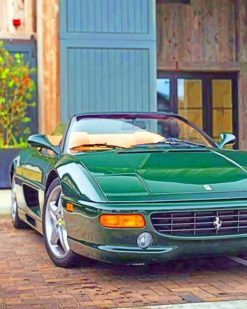 Ferrari F355 Berlinetta Green Paint by numbers