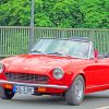 Fiat 124 Sport Spider paint by numbers