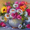 Flowers In Vase Art paint by number