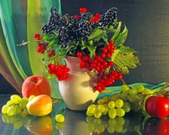 Fresh Fruits Still Life Photography paint by number