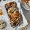 Donuts With Chocolate And Caramel paint by numbers