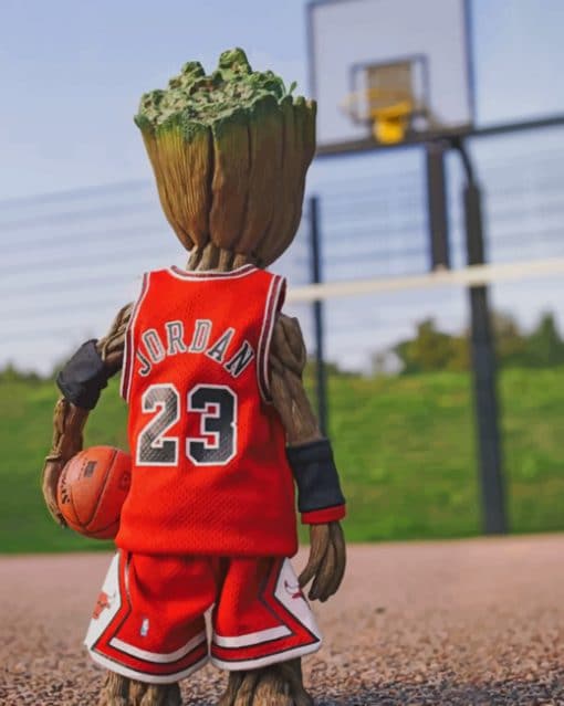 Groot Jordan paint by numbers