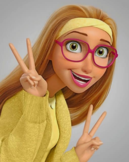 Honey Lemon Big Hero 6 paint by numbers