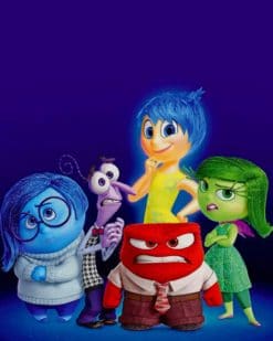 Inside Out Disney paint by numbers