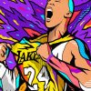 Kobe Bryant Pop Art paint by numbers