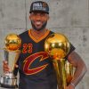 LeBron James NBA Finals paint by number