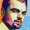 Leonardo Dicaprio Pop Art paint by numbers