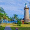 Lighthouse In Colombia paint by number