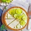 Lime Yogurt Tart paint by numbers