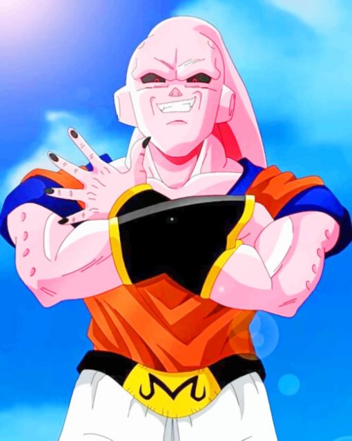 Majin Buu paint by numbers