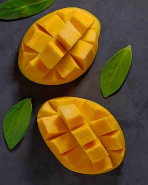 Mango Fruit paint by nnumbers