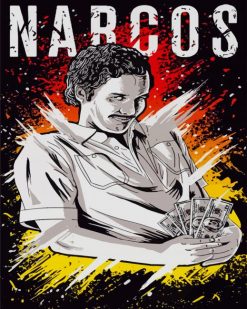 Narcos Pop Art paint by numbers