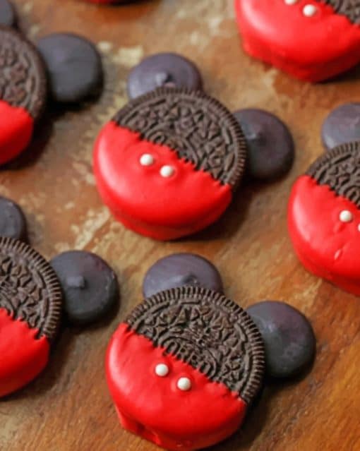 Mickey Mouse Oreos paint by numbers