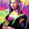 Mona Lisa Pop Art paint by numbers