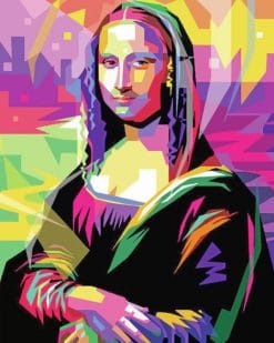 Mona Lisa Pop Art paint by numbers