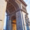 Paris Arc De Triomphe paint by numbers