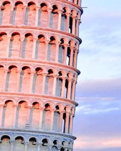 Pisa Italy Tower paint by numbers