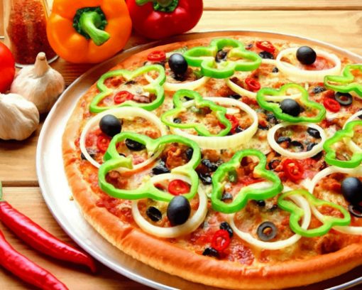 Pizza Italian Cuisine paint by number