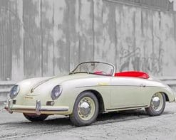 Porsche 356A 1600 Speedster paint by numbers