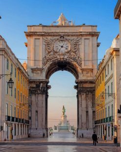 Praca Do Comercio Portugal paint by numbers