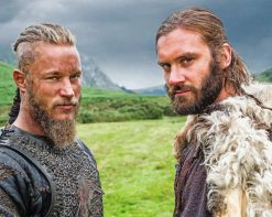 Ragnar Lothbrok And Rollo Vikings paint by number