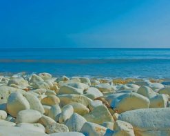 Sea Stones Beach paint by number