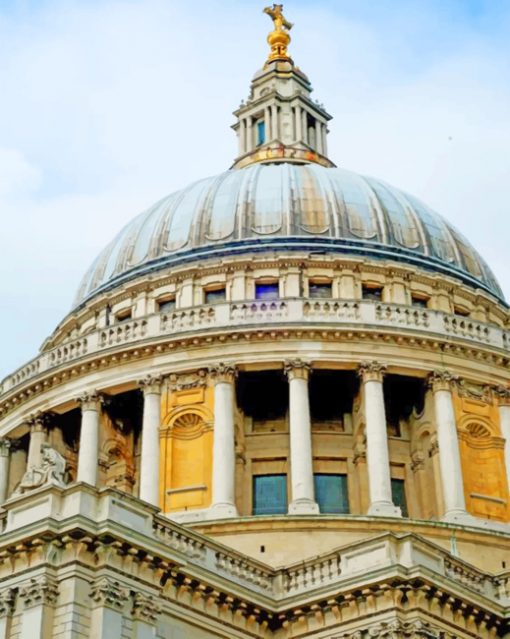 St Paul's Cathedral paint by numbers