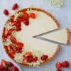 Strawberry Panna Cotta Tart paint by numbers