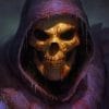 Supervillain Skeletor paint by number