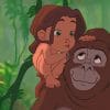 tarzan and kala paint by numbers