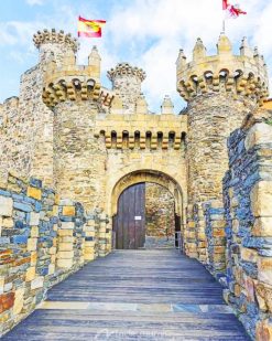 Templa Castle Of Ponferrada Spain paint by numbers