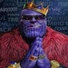 Thanos King paint by numbers