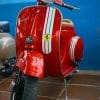 Vespa Ferrari paint by numbers