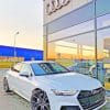 White Audi A7 paint by numbers