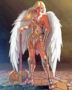 Angel Girl Warrior paint by numbers